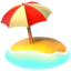 Beach with Umbrella