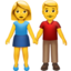 Man and Woman Holding Hands