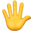 Hand with Fingers Splayed