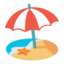 Beach with Umbrella
