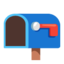 Open Mailbox with Lowered Flag